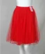 Красная 60 см марлевая юбка с леггинсами