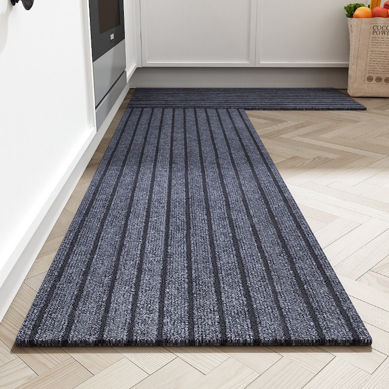 Kitchen floor mats, non-slip, water-absorbent and oil-proof carpets, custom-made floor mats, long household mats for entry and entry.