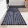 Kitchen floor mats, non-slip, water-absorbent and oil-proof carpets, custom-made floor mats, long household mats for entry and entry.