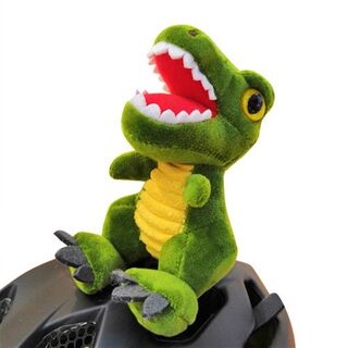 儿童滑步车平衡车护胸车把防撞头盔全盔装饰配件把立护胸公仔玩偶