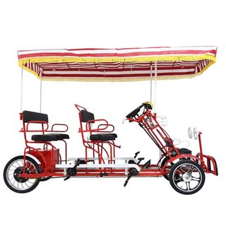 Four-wheel sightseeing bicycle, two-person, four-person, three-person, two-person, two-person, one-wheel, tourist attraction, pedal bicycle