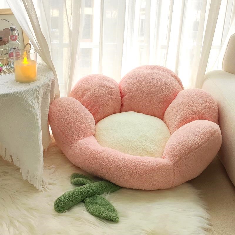 Flower tatami futon cushion balcony bay window sitting room floor single chair lazy U small sofa cushion
