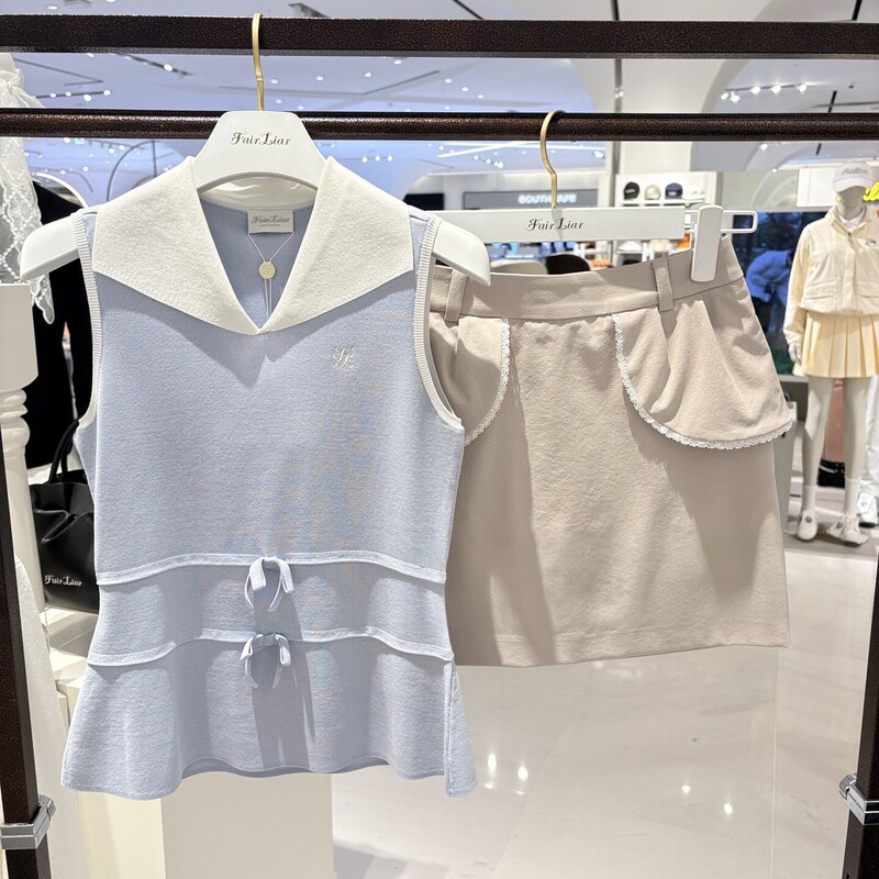 26 Korean Summer Style Fairliar Golf Casual Women's Cool Knit Sleeveless Waist-Cinching Vest 26 Korean Summer Style Fairliar Golf Casual Women's Cool Knit Sleeveless Waist-Cinching Vest