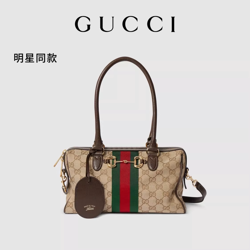 [New Model] Gucci Borsetto Series Medium Boston Bag
