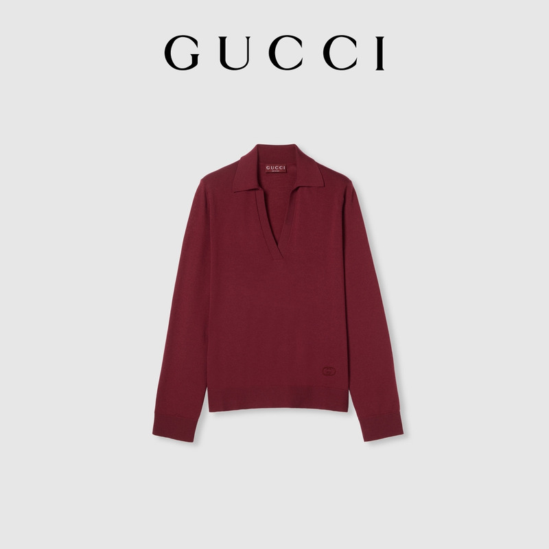 Gucci Ultra-Fine Wool Polo Shirt