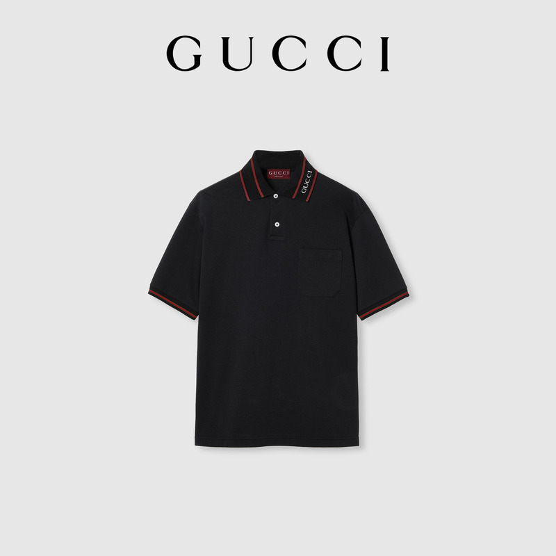 Gucci Gucci Pique Cotton Polo Shirt
