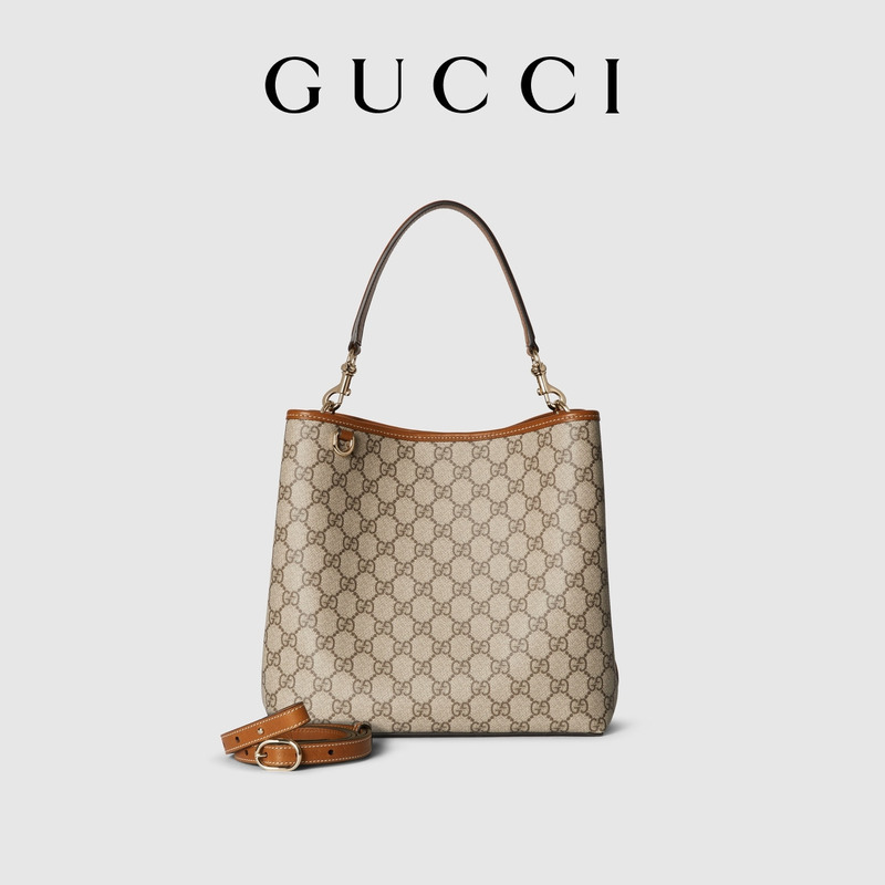 Gucci Gg Emblem Series Medium Bucket Bag