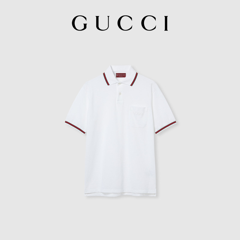 Gucci Embroidered Cotton Polo Shirt Gucci Embroidered Cotton Polo Shirt