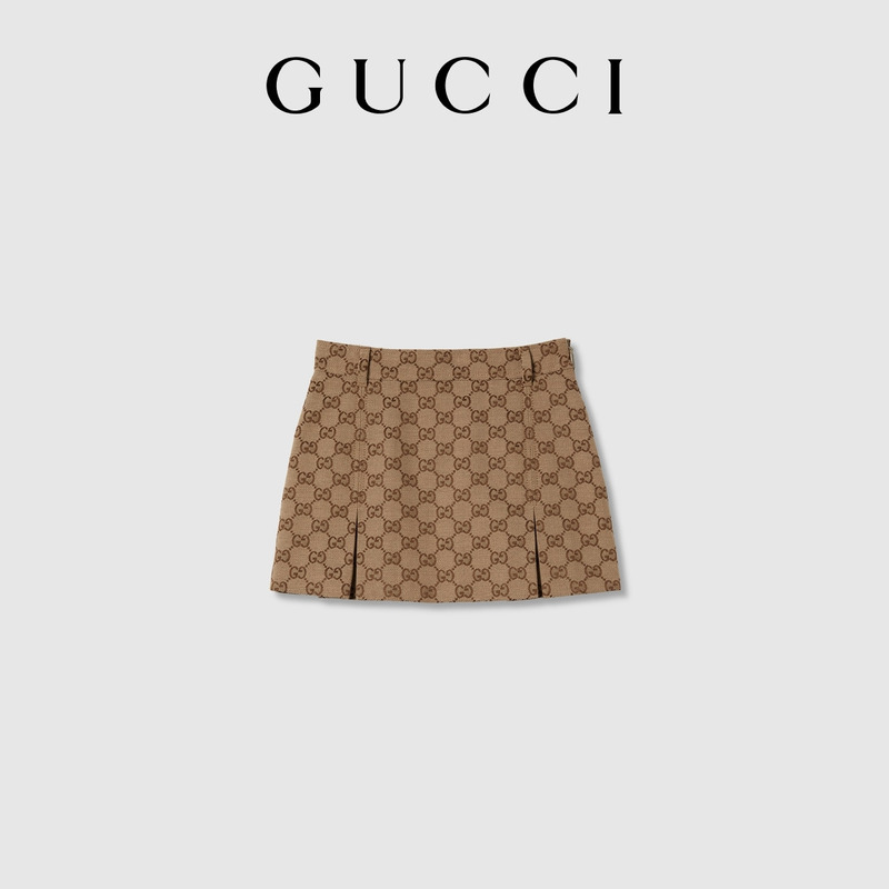 Gucci Kids' Gg Canvas Skirt