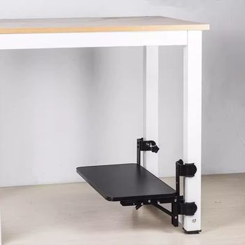 Punch-free chassis rack folding extension board extension computer host hanger table extension extended hanging bracket