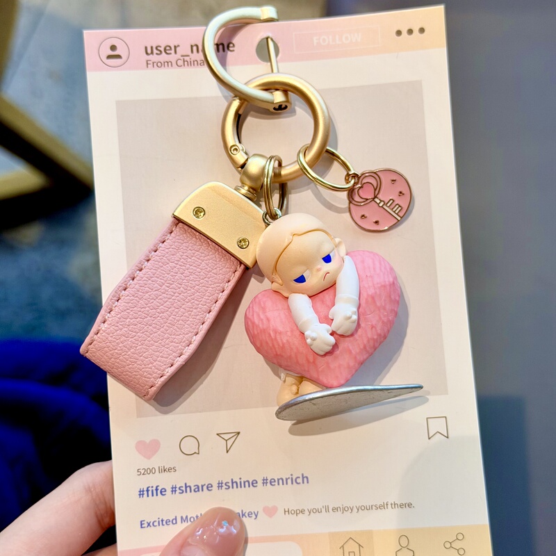 Original Cute Keychain Zisiga Ga Zi Sister Couple Keychain Car Keychain Pendant Best Friend Birthday Gift Original Cute Keychain Zisiga Ga Zi Sister Couple Keychain Car Keychain Pendant Best Friend Birthday Gift
