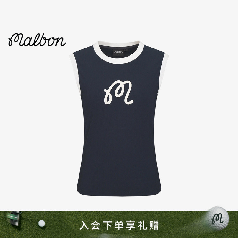 [Summer New Style] Malbon Golf Preserve Collection Women's Color Block Sleeveless Vest