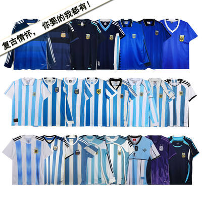 2006 Argentina Retro football team jersey No. 10 Baggio Maldini long and short sleeve 9697-9899-86