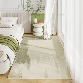 Carpet bedroom bedside blanket high-end color master bedroom can sleep and sit room under the bed floor mat household waterproof wipeable mat
