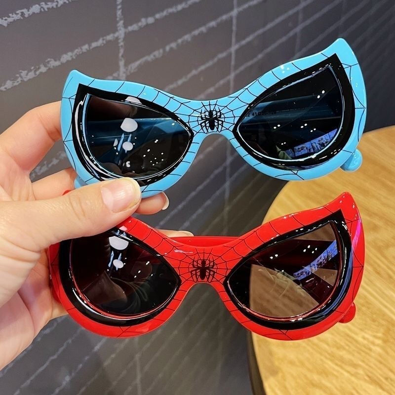 Children's Glasses, Sunglasses, Spider-Man, Boys' Sun Protection Sunglasses, Baby Toys, Trendy, Cool, Cartoon, Fashionable, New Year