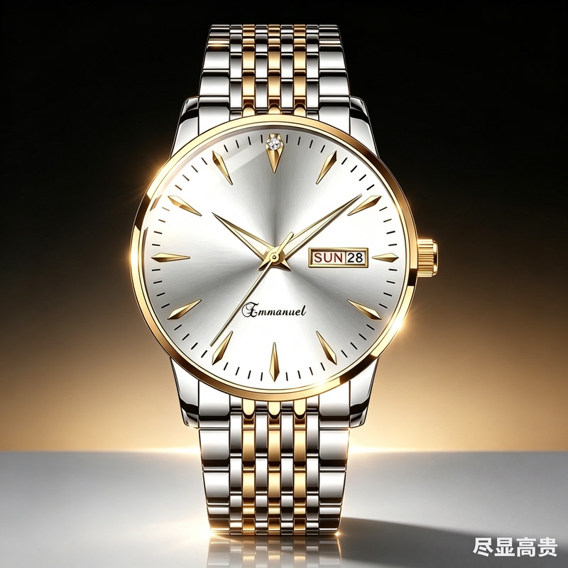 【Bargain】Swiss Fully Automatic Electronic Watch for Men, High-End Men's Branded Watch, Leather Strap Watch, Steel Strap Watch