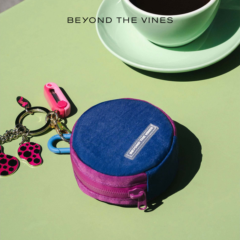 Colourblock Pouch Contrasting Color Round Storage Bag Earphone Key Bag Portable | Beyond the Vines Colourblock Pouch Contrasting Color Round Storage Bag Earphone Key Bag Portable | Beyond the Vines