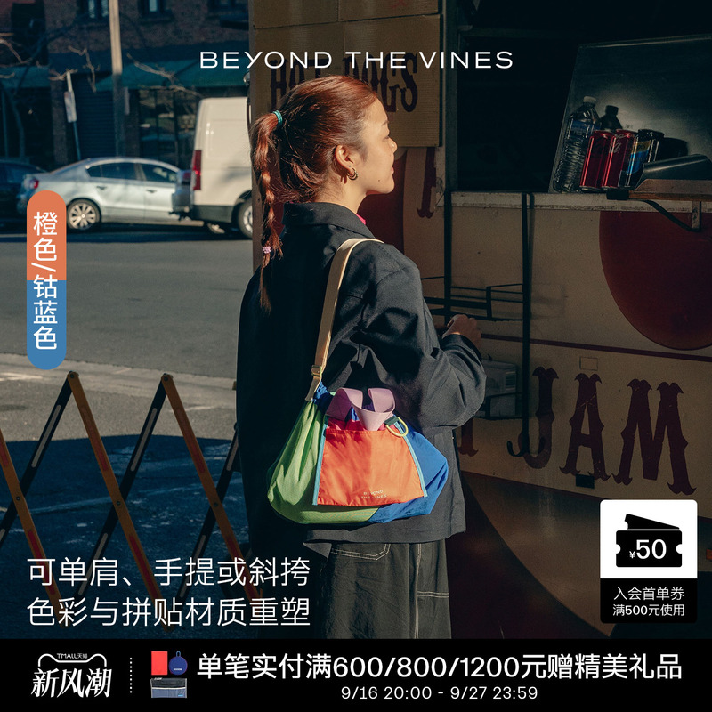 XS Dumpling Patchwork Dumpling Bag, Lightweight, Single Shoulder, Crossbody, Travel, Commuting |   Beyond the Vines