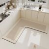 Special diatom mud soft floor mat for kitchen, wipe-free, non-slip, anti-oil floor mat, water-absorbing and oil-absorbing LZ type dirt-resistant carpet