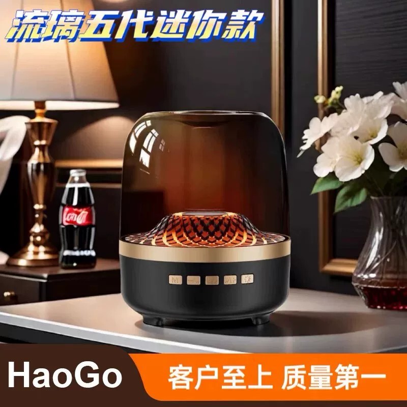 Huaqiangbei Bluetooth Speaker 2026 New Model Wireless Speaker Glassy Home Desktop Computer Small Subwoofer Huaqiangbei Bluetooth Speaker 2026 New Model Wireless Speaker Glassy Home Desktop Computer Small Subwoofer