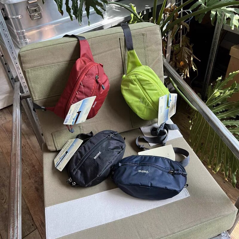 1.3L Japanese Outdoor Crossbody Bag, Unisex Chest Bag, Meibishan Waterproof Lightweight Waist Bag, Multifunctional Storage Bag