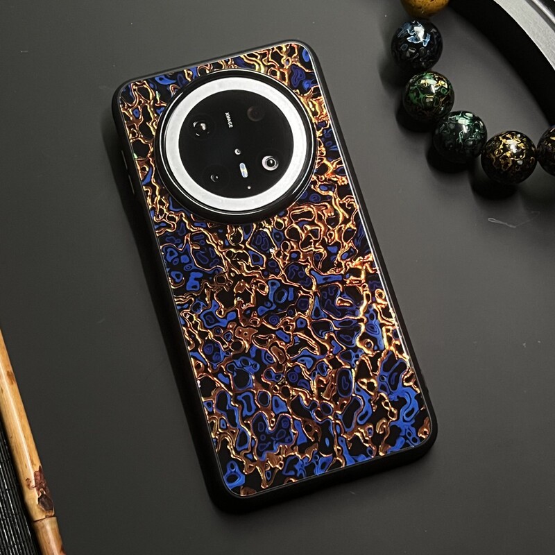 【Lacquer Shell Light】Shell Yanji New Chinese Style Suitable for Huawei Mate60 Pro Phone Case Mate70 Protective Cover P80 Gilded Iphone16 Pro New Model Xiaomi 15 Light Luxury Original Case