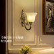 All-copper American retro living room wall lamp European-style medieval restaurant high-end 2024 new bedroom modern simplicity