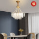 All-Copper French Chandelier, Post-Modern Light Luxury Pearl Crystal, Living Room, Bedroom, Dining Room, Cream Style Villa Duplex Floor Lamp