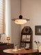 All-Copper Light Luxury French Vintage Style Restaurant Chandelier, Walnut Wood Simple Creative Bar Counter Lamp, Study Lamp, Bedroom Bedside Lamp