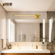 All-Copper Long Led Mirror Front Light, Modern Minimalist Dressing Table, Simple European and American Style Bathroom Sanitary Washroom Lighting Fixtures