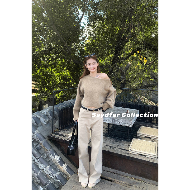 Ssydfer Gentleman Y【All Staff Keeps Their Own Denim】New Slim-Fit Fashionable Jeans for Women, Versatile and Stylish for Autumn and Winter Ssydfer Gentleman Y【All Staff Keeps Their Own Denim】New Slim-Fit Fashionable Jeans for Women, Versatile and Stylish for Autumn and Winter