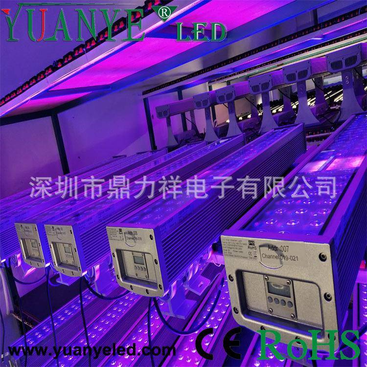 4-channel 9-channel floodlight 72*4W button pixel wall washer chassis DALI dimming 0/1-10V