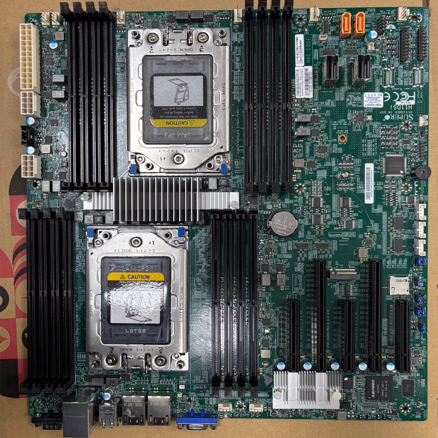 Материнская плата Dual AMD EPYC H11DSI (гарантия 1 год)