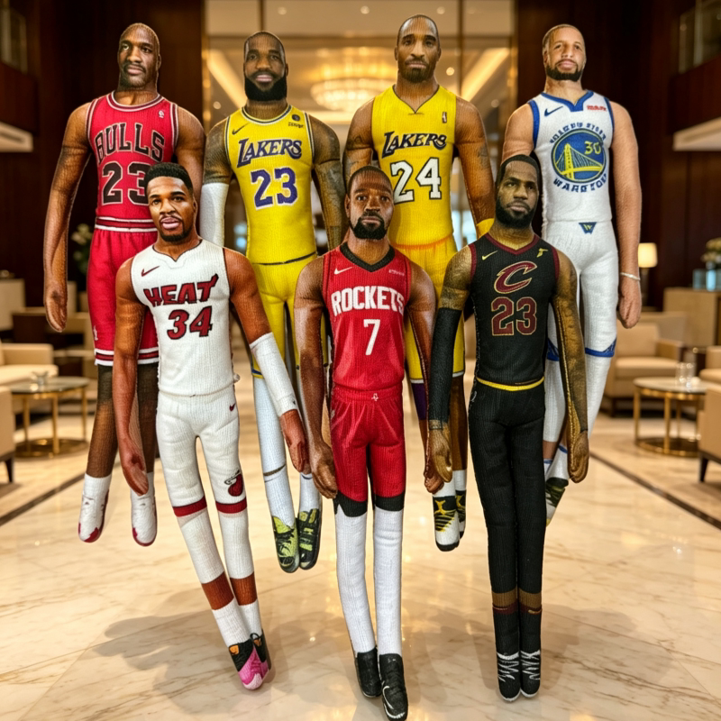 Nba Abstract Doll with Built-In Skeleton 30cm
