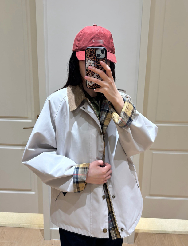 [Very Crisp and High-End] Reversible Loose-Fitting Wax-Free Jacket, Unisex, Transport Style