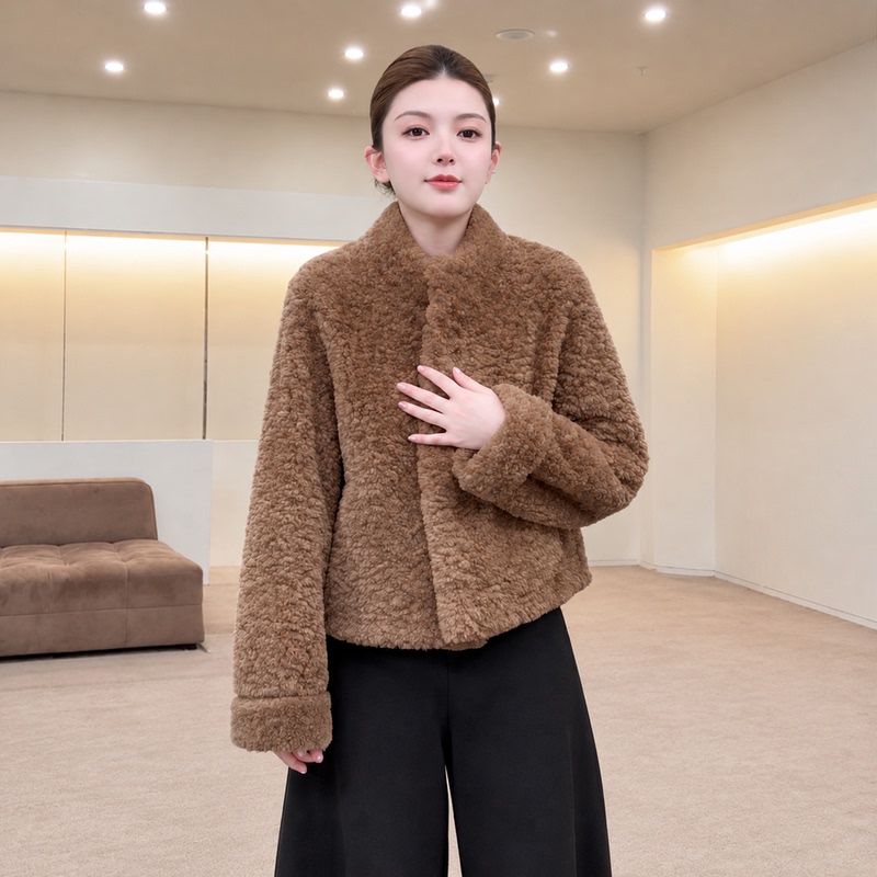 Mi Dodo Aele Autumn New Fashion Loose Fleece Versatile Casual Jacket for Women R865 7390 Ad