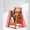 Baby dining chair, children's dining table and chairs, household solid wood baby multifunctional liftable foldable seat Qiangzhiyu