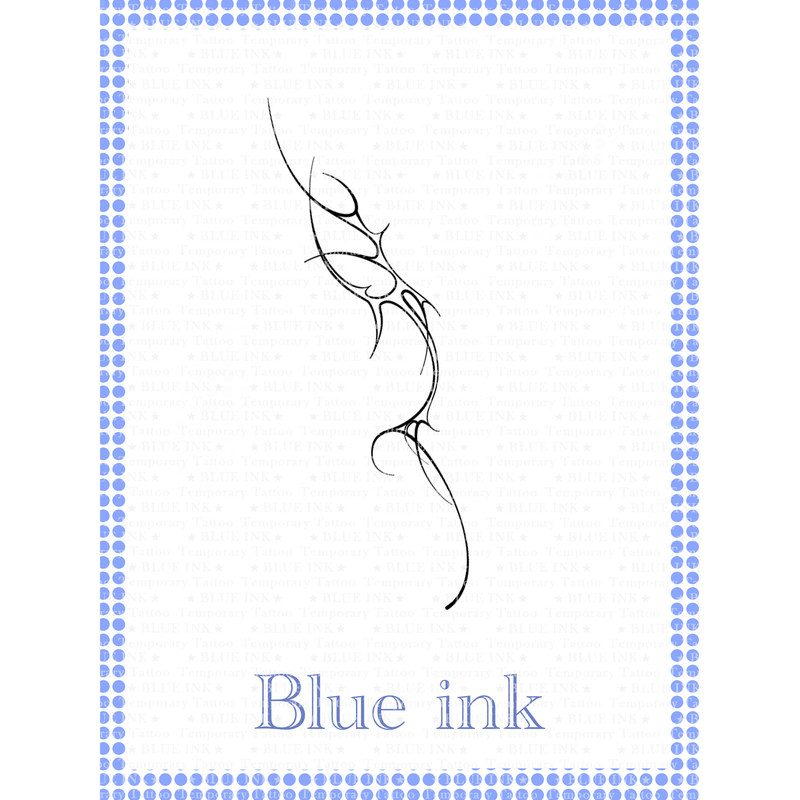 Blueink Good Night Sticker】306 Thorn Lines Dark Abstract Joint-Like Irregular Original Design Tattoo Sticker Blueink Good Night Sticker】306 Thorn Lines Dark Abstract Joint-Like Irregular Original Design Tattoo Sticker