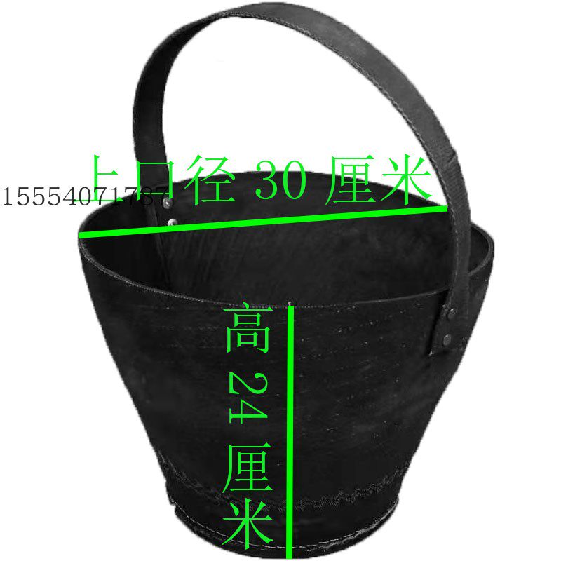 建筑轮胎胶皮桶橡胶灰桶工地装修用水泥砂浆泥桶加厚耐磨防摔料桶