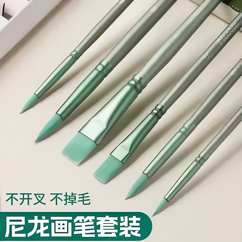 Digital Oil Painting Brushes, Oil Painting Pens, Special Acrylic Brushes, Art Student Coloring and Filling Gouache Pens, DIY Filling