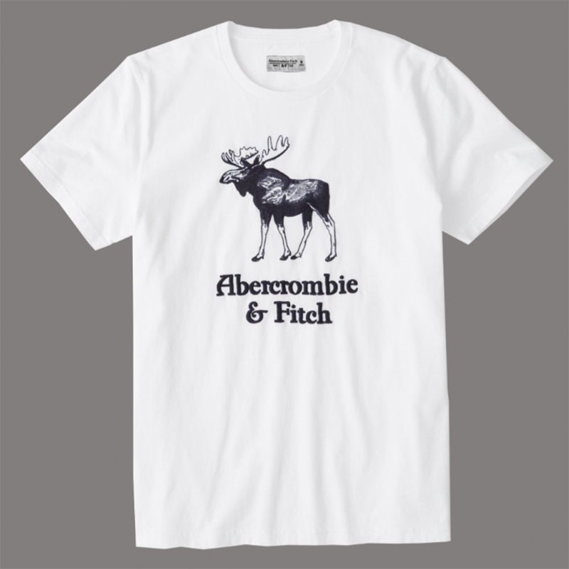 Special Offer: American Af Short-Sleeve T-Shirt for Men, Round Neck, Slim Fit Top, Summer White Pure Cotton, Versatile Half-Sleeve Base Shirt, Trendy
