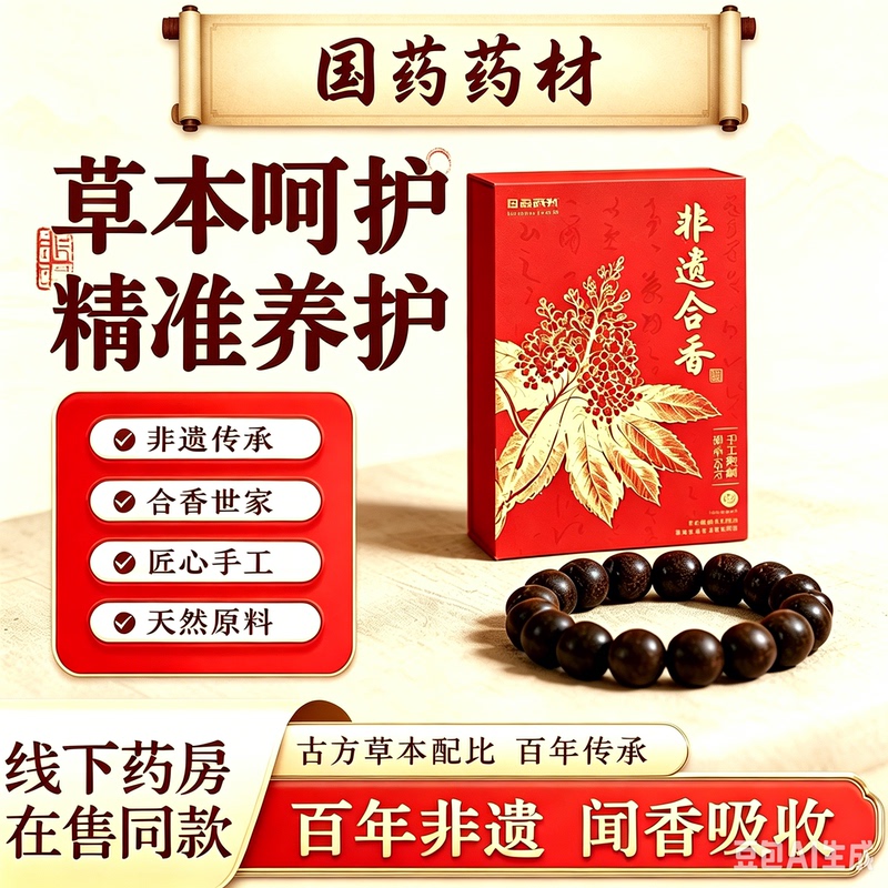 Centennial Heritage: Shengji Pingtang Pressed Incense Beads – Authentic San Gao Gongguan Incense Beads – Shipped by Sf Express!
