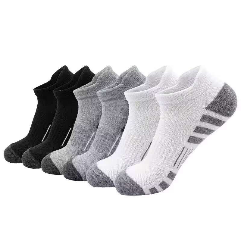 Amazon Basketball Socks Men's Sweat-Absorbent Short-Tube Professional Sports Socks Training Men's Breathable Sweat-Absorbent Socks