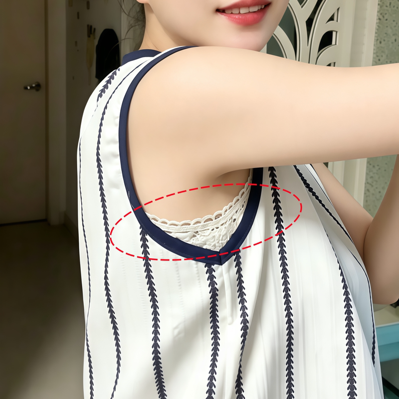 Underarm Anti-Exposure Device, Sleeveless Lace Trim Accessory, Oversized Mesh Cover, Versatile Accessory