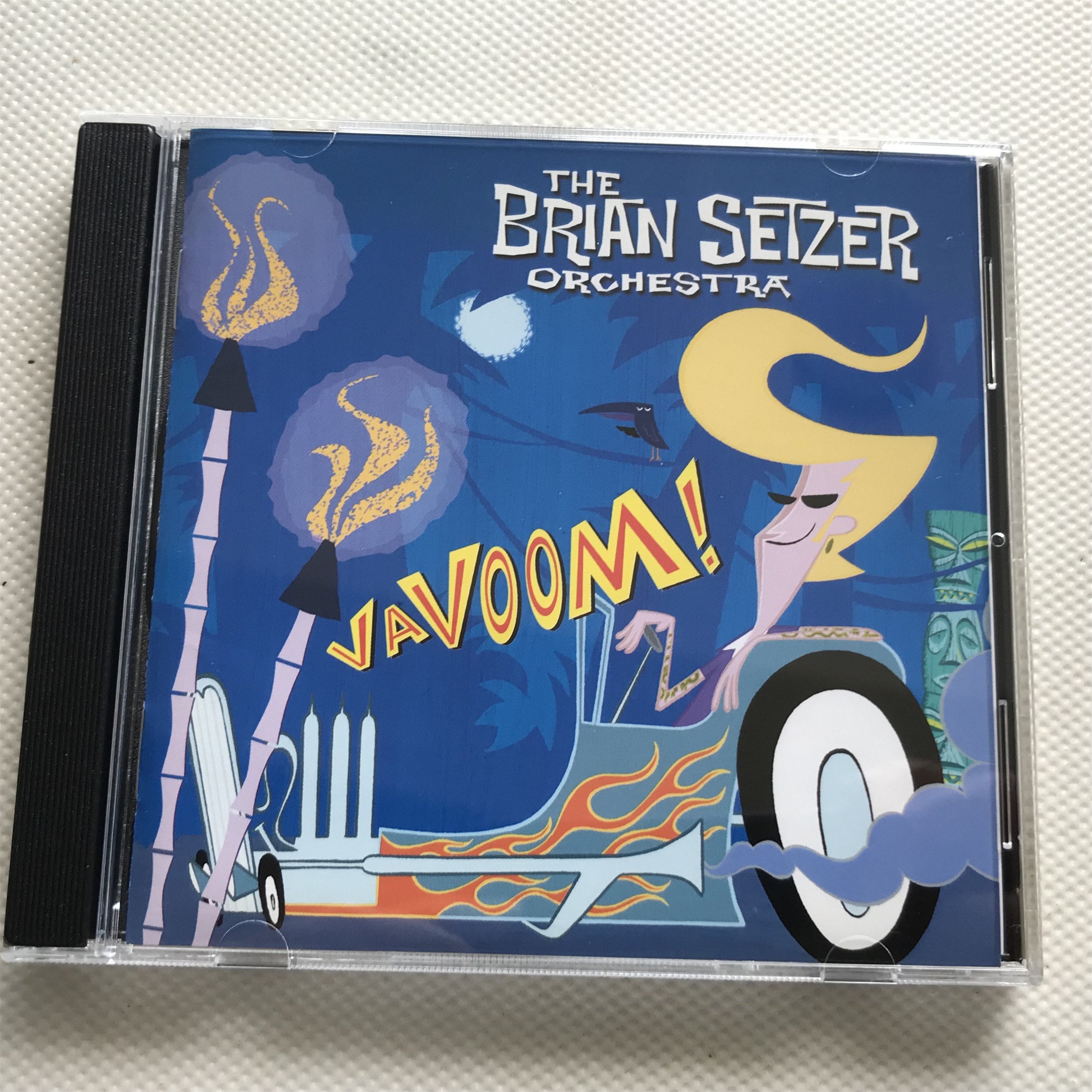 R-версия нераспечатанного компакт-диска The Brian Setzer Orchestra Vavoom Изображение 1