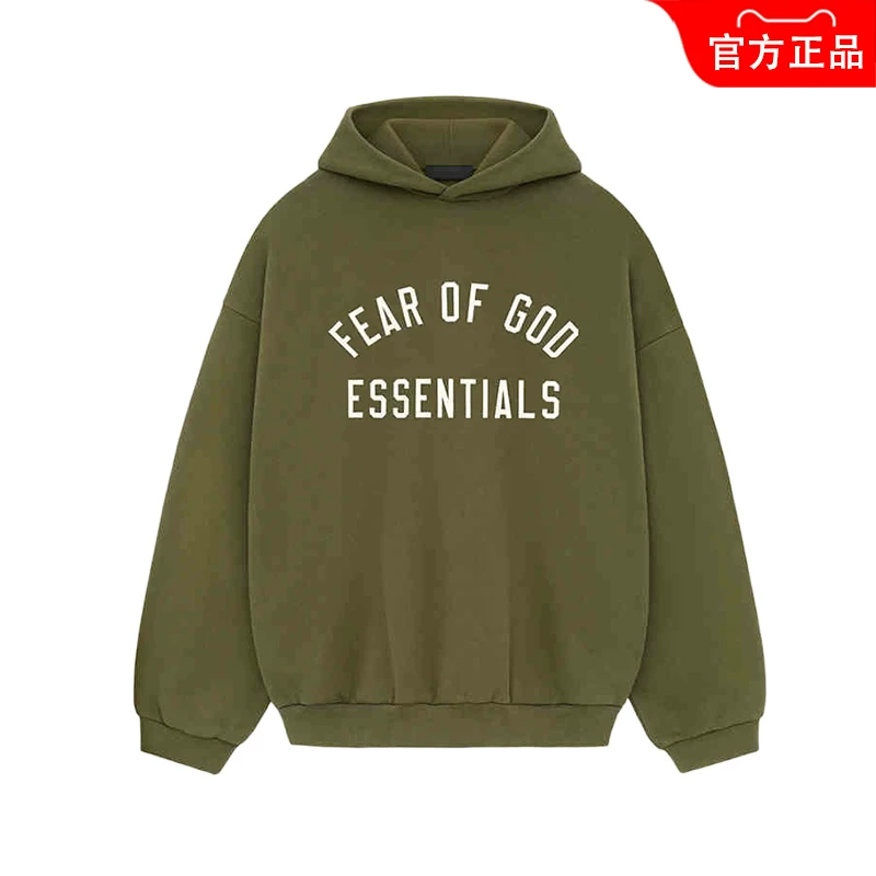 Официальный фирменный худи ESSENTIALS FOG FALL24 серии, свободный повседневный стиль, трендовая толстовка для мужчин и женщин