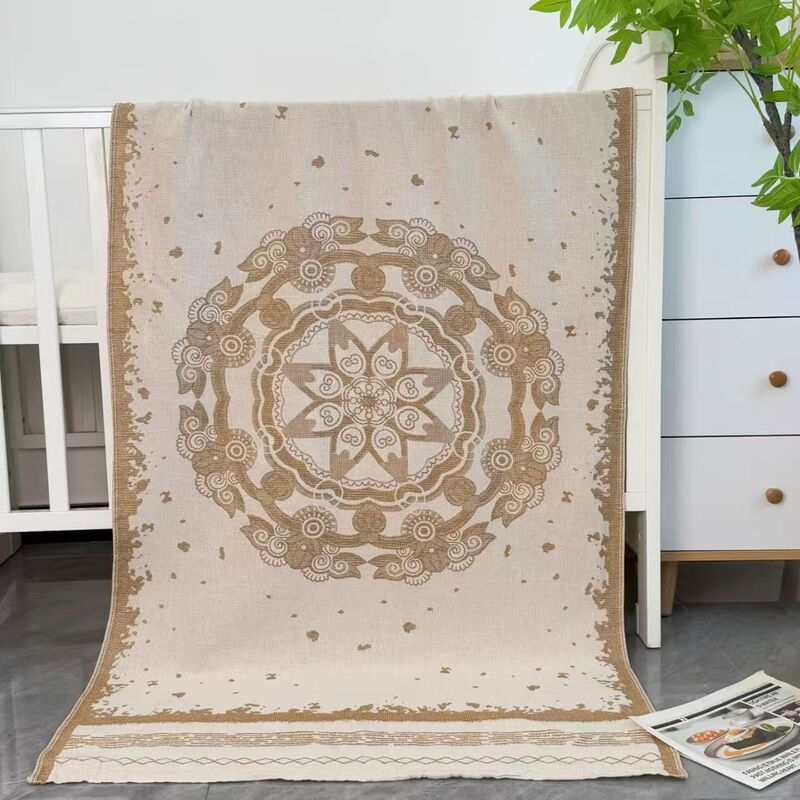 【Yutuan Manluo】75*150Cm Soft and Skin-Friendly Oversized Ramie Bath Towel 【Yutuan Manluo】75*150Cm Soft and Skin-Friendly Oversized Ramie Bath Towel