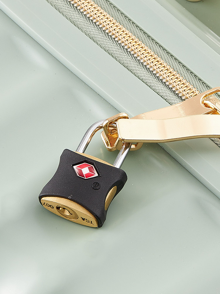 Tsa Key Customs Lock for International Travel, Airline, High-Speed Rail, Luggage, Backpack, Small Padlock, Cabinet, Drawer, Brass Lock