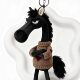 2026 Year of the Horse Mascot, the Chosen Black Horse Bag Charm Pendant Plush Toy, Gift for Friends, the Chosen Black Horse Pendant