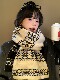 Snowflake Double-Sided Knitted Scarf for Women, Autumn and Winter Korean Style, Thickened for Warmth, High-End Feel, Vintage Shawl